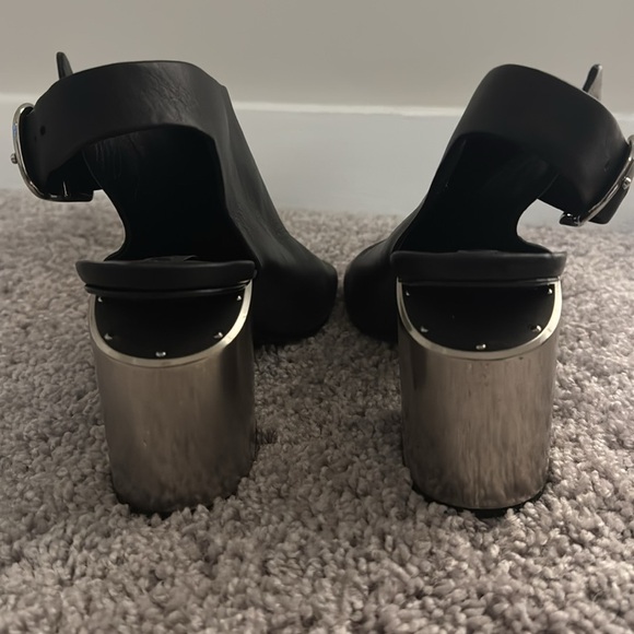 Alexander Wang Nadia Peep Toe Cutout Heels Booties - Picture 7 of 8